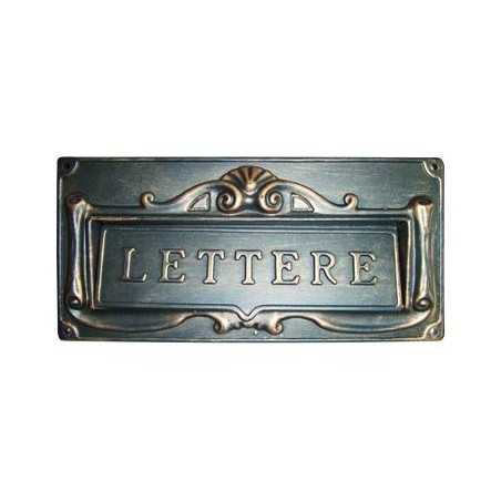 Buche per Lettere Vigor alu-Zinco Bronzo Mm.300X140