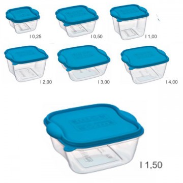 Square Container L 1.00 14X13 h 11 Mongardi