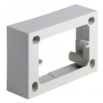 09973 Boîte Murale 3 Modules Profondeur 40 mm Blanc