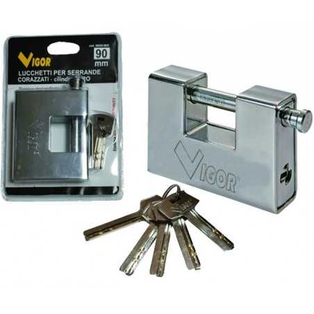 Blinky Euro padlock for rolling shutters