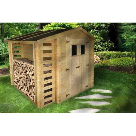 House With Woodshed Cm. 200X200