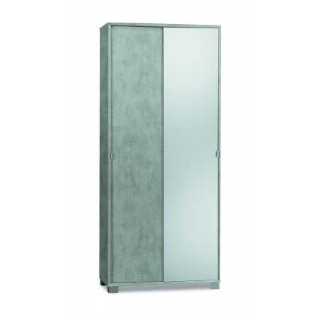 Cabinet with 2 Sliding Mirrored Doors Sarmog