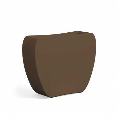 Heart Bronze Planter in Monacis Polymer - Cm 100X30X80 H