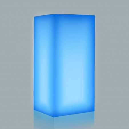 Youcube Top Light Blue in Monacis Polymer - Cm 40X40X80 H