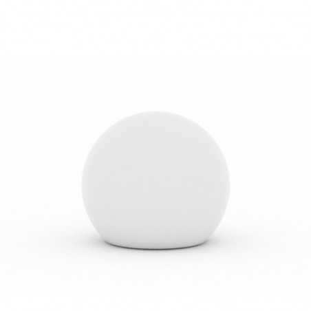 Lampada sfera di design Ø40 in polimero LED multicolor con batteria per interno ed esterno - Made in Italy - Monacis