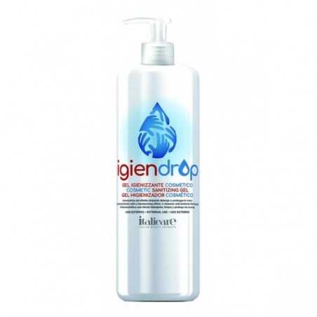 Goutte désinfectante Gel mains + menthol 1L