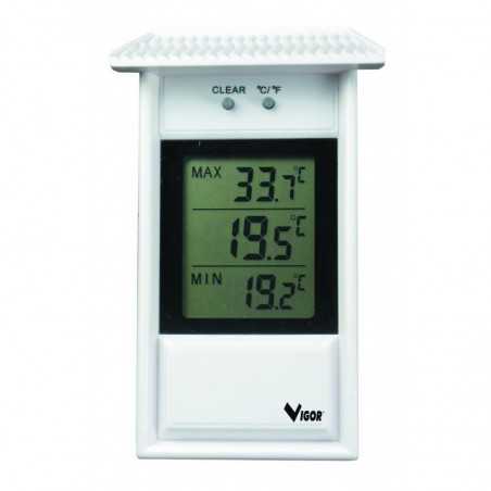 Thermomètres Muraux Vigor Mod.Klee Electronic 8X3X13,2Cm