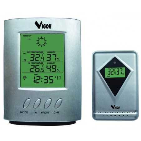 Thermomètres numériques Vigor avec capteur de baromètre à distance