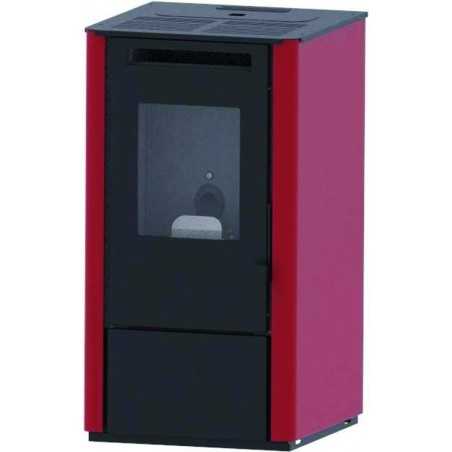 Stufa Punto Fuoco Pellet Vania 9,5Kw Rosso