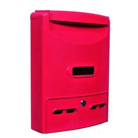 Mailbox Vigor Euro-Maxi Red Alum 29X10X39H