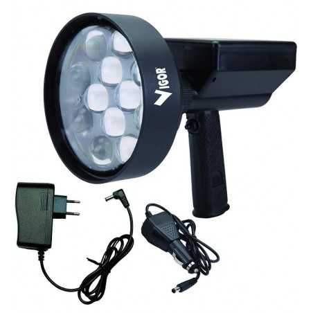 Faro Vigor Led Ricaricabili Censimento Notturno 36 Watt