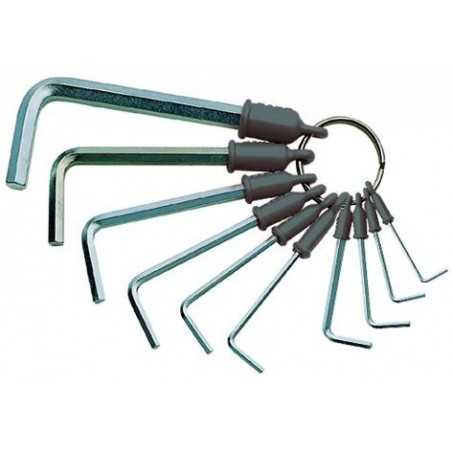 Vigor Hex Allen Wrench Series 10 Pcs Anneau 1.5-10 Mm