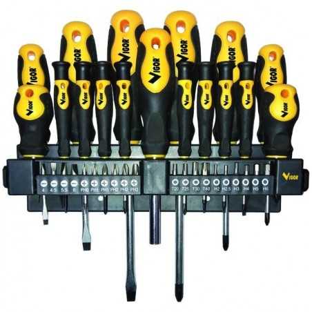 Screwdriver Series Vigor Screwdriver and Bits Pieces 37