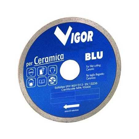 Disco Diamantati con Continua Vigor Ceramic Blu Dia.Mm.150