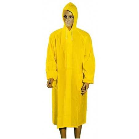 Vigor One-Piece Raincoat 100% Pvc Yellow Size L