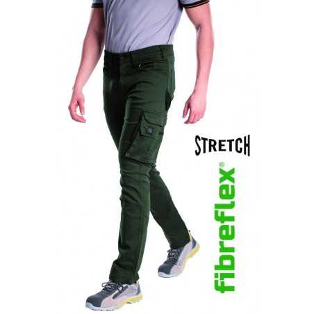 Rica Lewis Jeans Jobc1 Pantalon Coton Vert Grande Poche 60