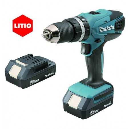 Trapano Makita Batteria Hp457Dwe 18V 1,5Ah Li-Perc 2B