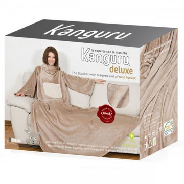 Coperta con Maniche Antracite Deluxe Kanguru