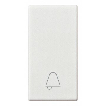 14021.C Button 1 Bell Symbol Module White Plana