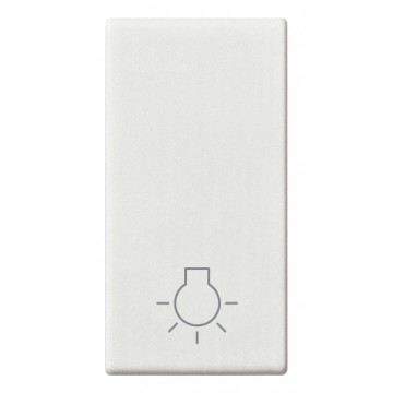 14021.L Bouton 1M Symbole Lumineux Blanc Plana