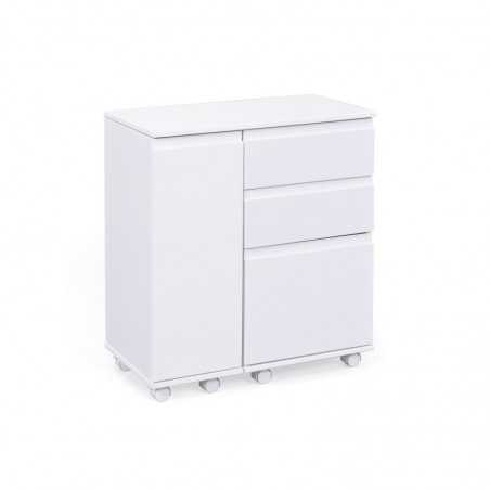 Bureau extensible Inter Link avec tiroirs et conteneur