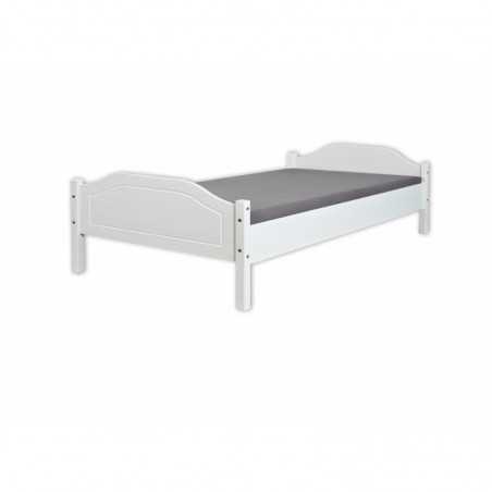 Inter Link king size bed 180x200 in white stained pine