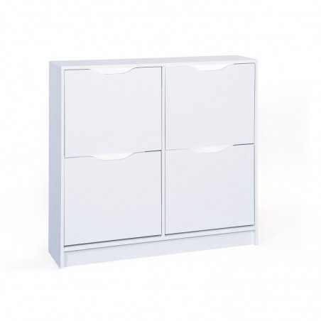 Shoe rack 4 compartments Inter Link dim. 100x25x90h