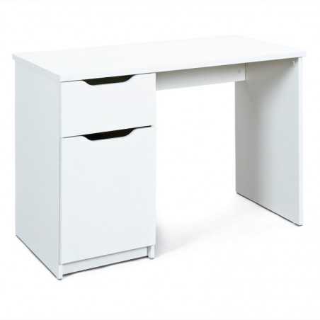 Inter Link desk with white laminate drawers