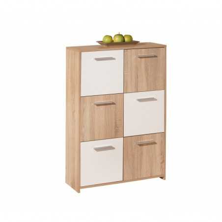 Buffet Inter Link laminated oak finish and lacquered white