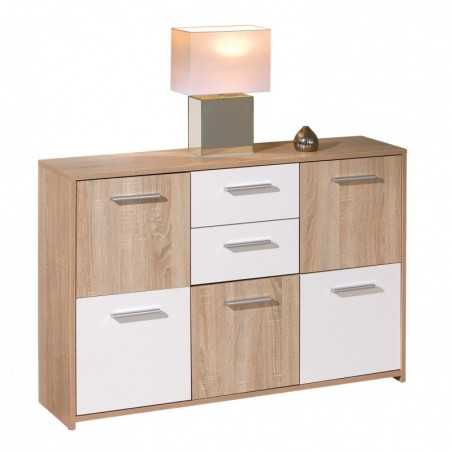 Buffet Inter Link laminated oak finish and lacquered white