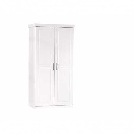 Inter Link 2-door wardrobe with shelves dim.95x55x190h