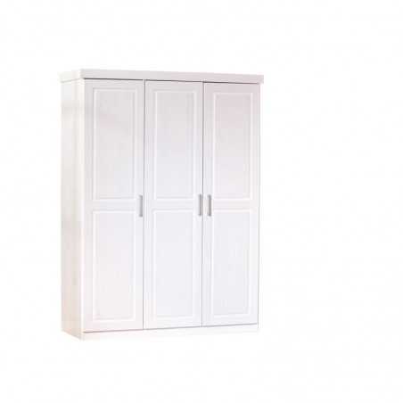 3-door wardrobe with shelves dim.140x55x190h