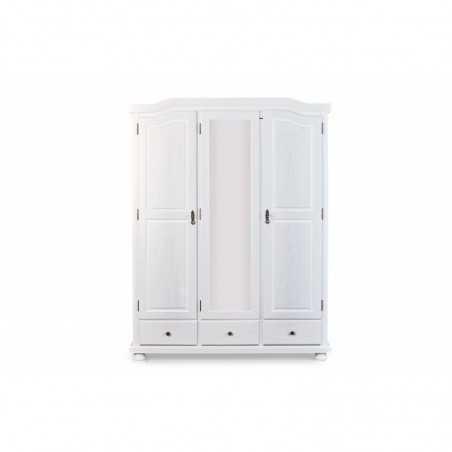 Armoire Inter Link 3 portes + 3 tiroirs en pin massif