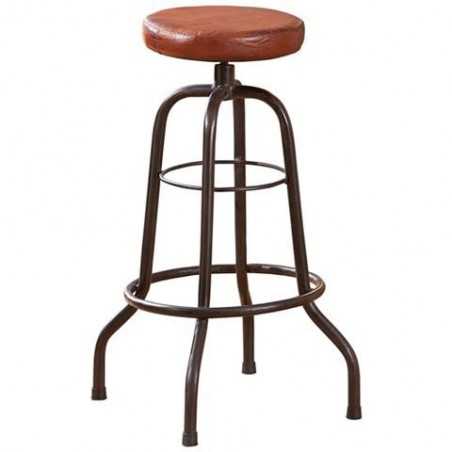 Inter Link stool with metal structure dim. 55x55x72h.