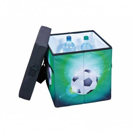 Inter Link foldable football thermal bag dim. 37x37x36cm