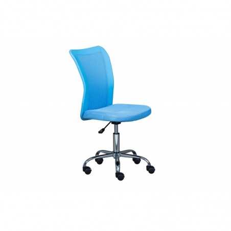 Inter Link Azzurra office chair with wheels adjustable in height Dim. 43x56x88-98h