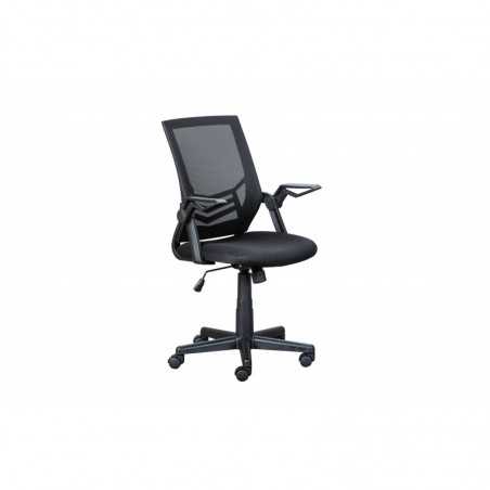 Chaise de bureau noire Inter Link