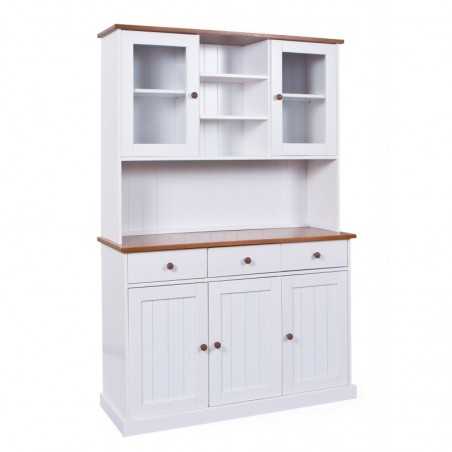 Buffet Inter Link 3+2 portes + 3 tiroirs dim. 131x45x181hcm