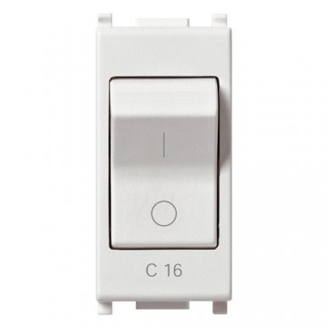 14405.16 Interruttore Mt 1P+N C16 120-230V Bianco