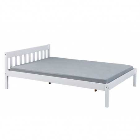 Inter Link single bed 140x190 cm in white-stained pine