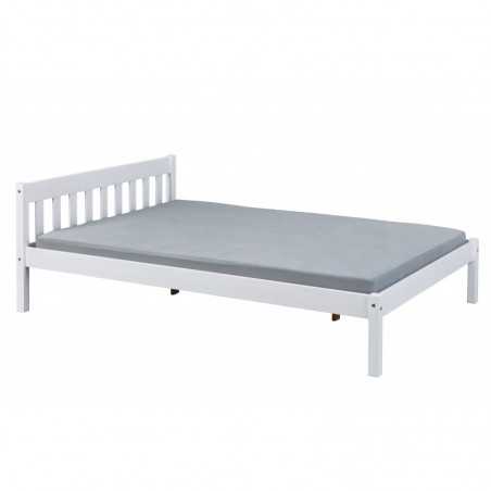 Letto singolo Inter Link 140x190 cm in pino tinto bianco