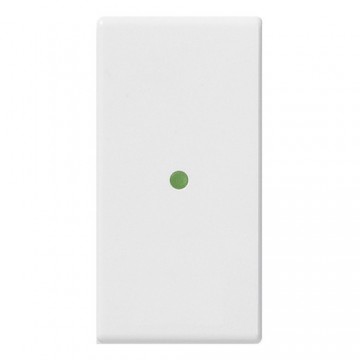 14531 Button 1M Neutral Simple Push Buttons White Plana