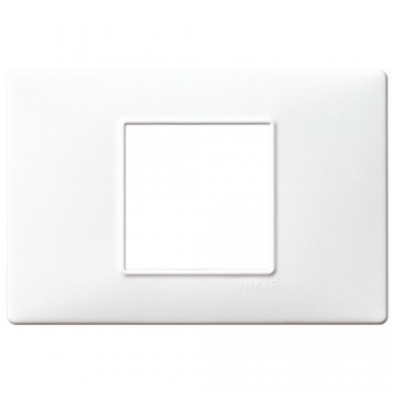 14652.01 Plate for 2 Central Modules in Plana White