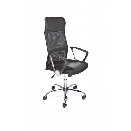 Inter Link office armchair with wheels adjustable in black height