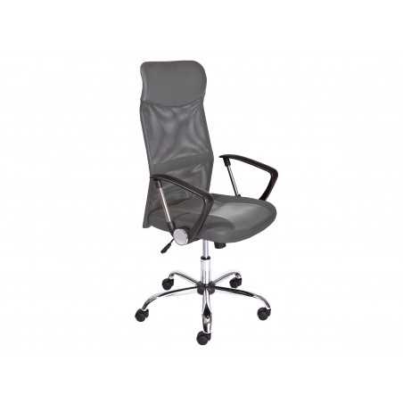 Inter Link office armchair with wheels adjustable in gray height