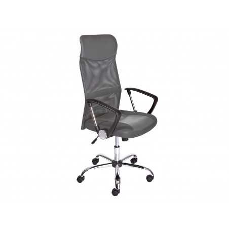 Fauteuil de bureau Inter Link à roulettes réglable en hauteur gris