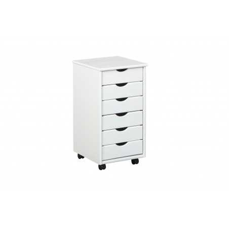 Inter Link commode bureau 6 tiroirs