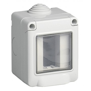 14901 IP55 Wall Mounting Box 1 Module