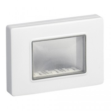 14943.01 3 Module IP55 Wall Cover with Screws White