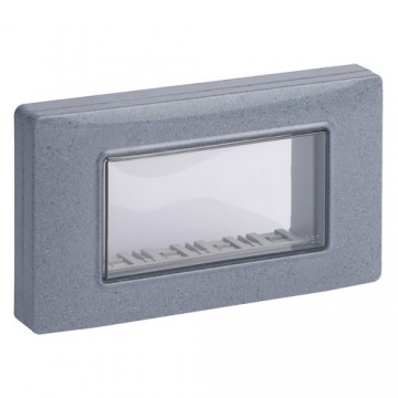 14944.14 Bouchon Ip55 4M + Vis Granito Plana Gris